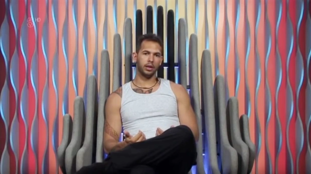 Tate appeared on Big Brother in 2016