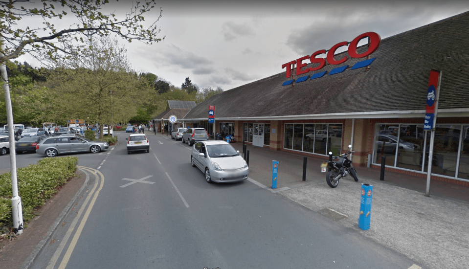 A pensioner was found unresponsive in a Tesco car park