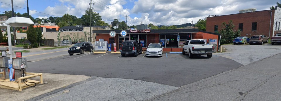 The Quickmart 4 in Asheville, North Carolina, where Rebecca bought her winning ticket