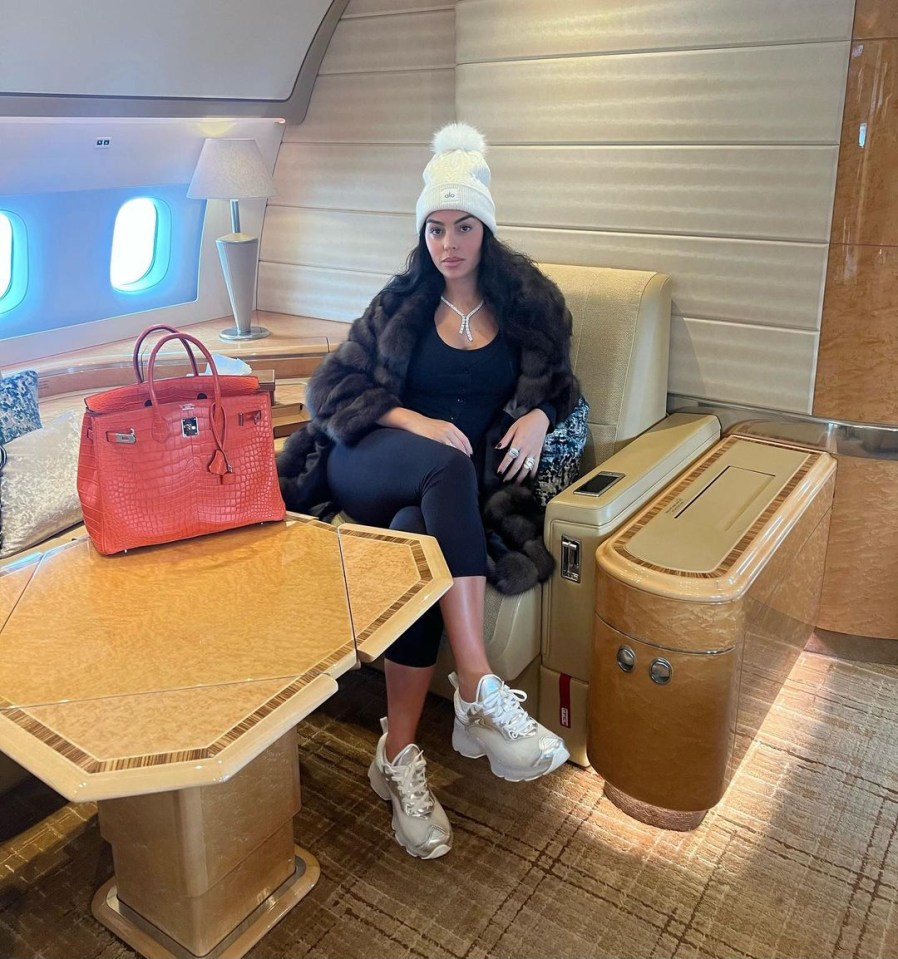 The couple boarded a luxurious private jet to Saudi Arabia