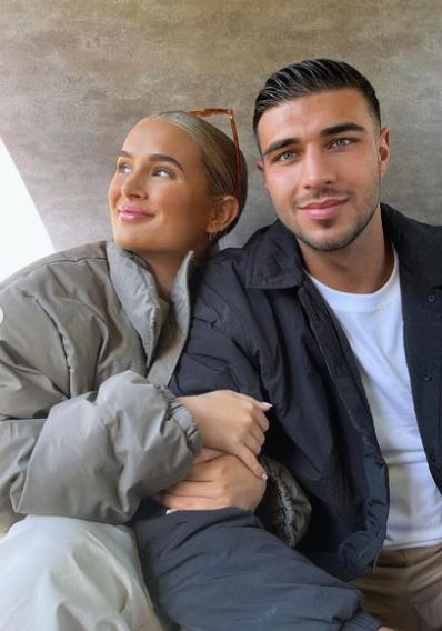 Molly-Mae pictured with boyfriend Tommy Fury