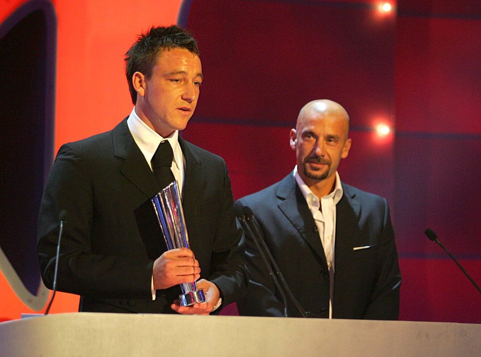 Vialli handed Terry his Blues debut in 1998