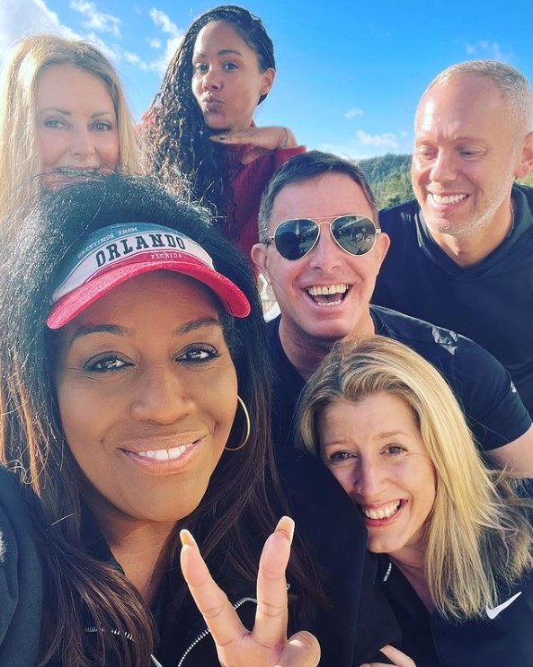 She was with Alison Hammond, Alex Scott and ‘Judge’ Rob Rinder