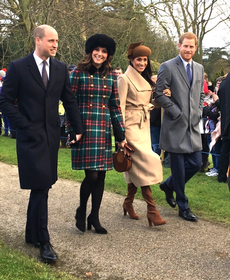 Harry laid bare his bitter relationship with William and Kate — saying they were never a 'Fab Four' - the two couples at Sandringham in 2017