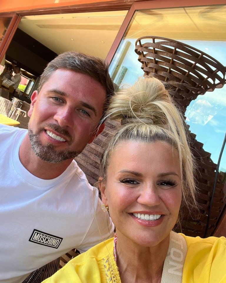 Kerry Katona and fiance Ryan Mahoney