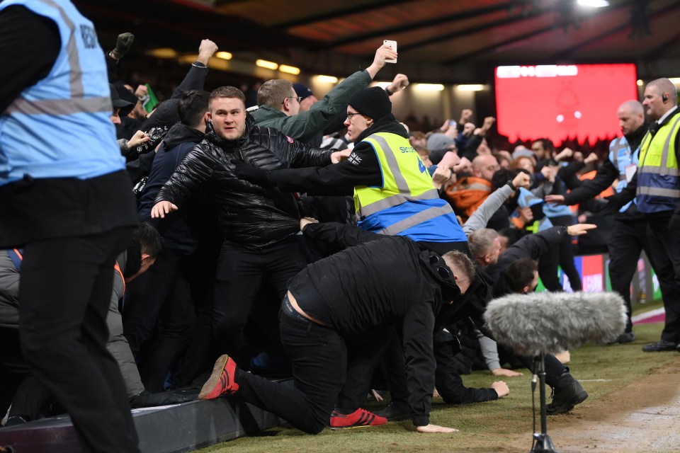 Supporters were understandably delighted as their team scored again