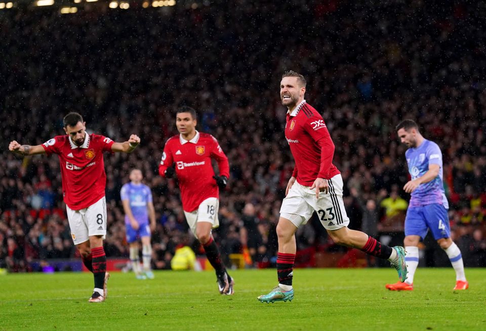 Luke Shaw left Manchester United fans drooling after scoring against Bournemouth