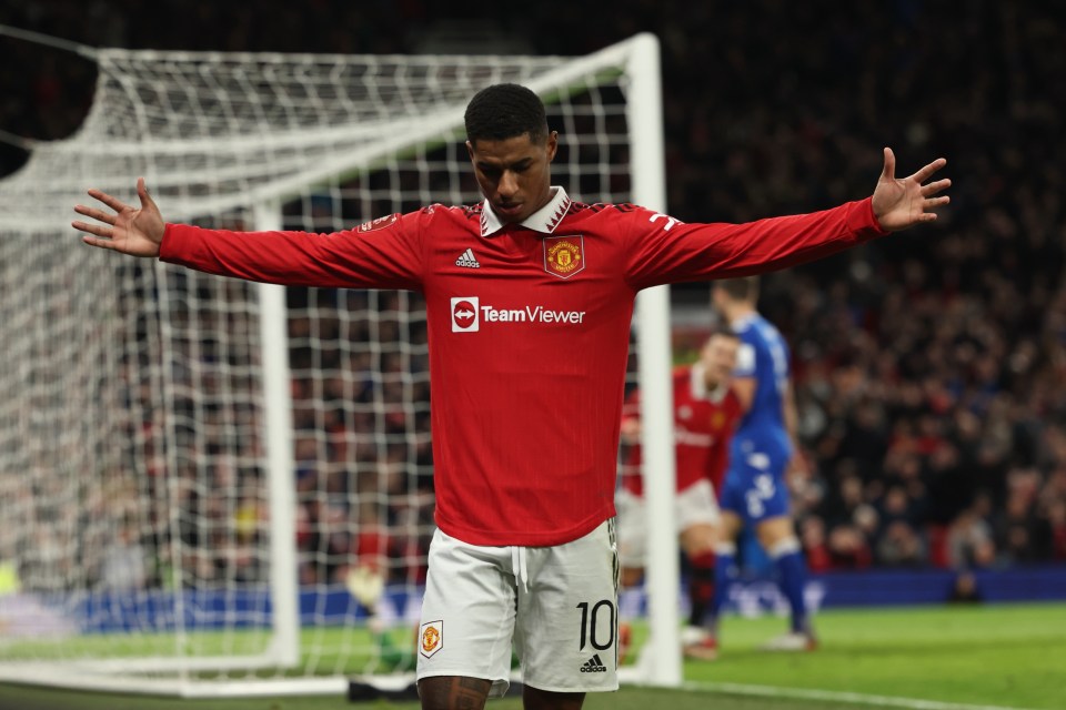 Marcus Rashford added the gloss with a late penalty in additional time