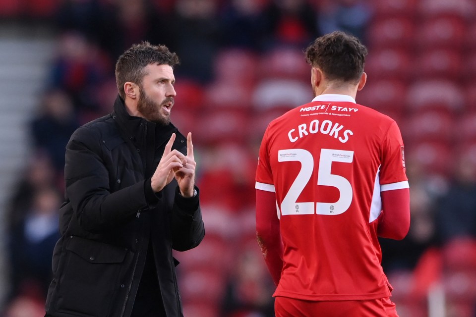 Michael Carrick is trying to lead Middlesbrough into the Premier League