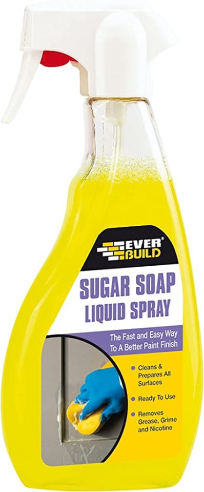 Lots of people suggested using a sugar soap spray, which you can pick up for less than £3 in supermarkets or DIY stores