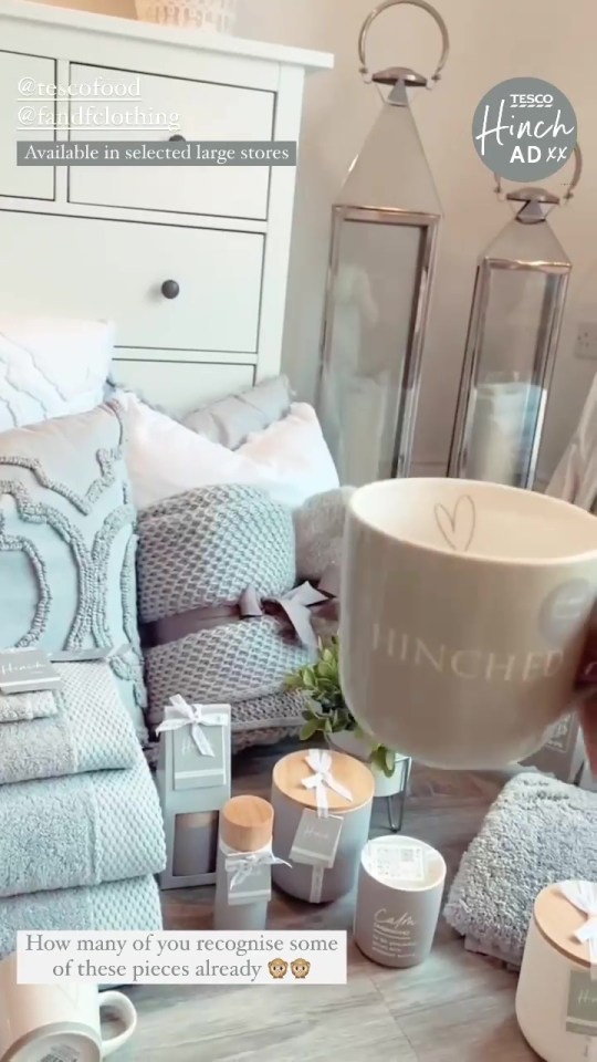 Mrs Hinch launched a popular Tesco homeware range