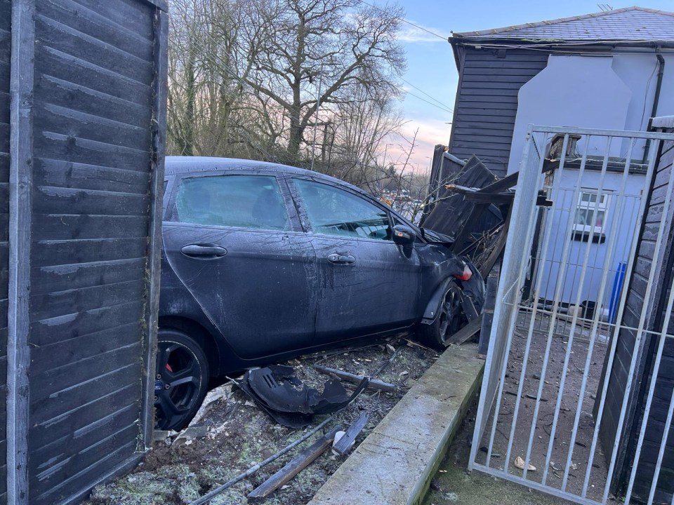 The most recent collision, on January 19, wiped out their garden fence