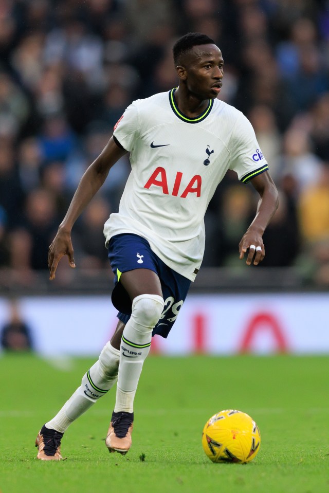 Pape Matar Sarr makes his first Premier League start in the North london Derby.