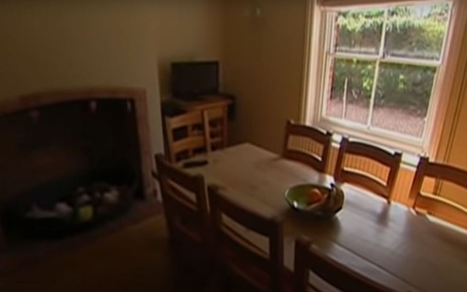 A local estate agent said the dining room was the 'hub of the house'