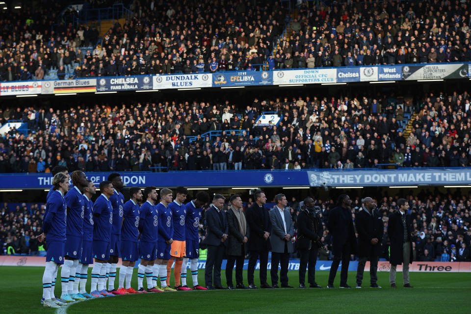 Tributes for Vialli took place before Chelsea’s win over Crystal Palace