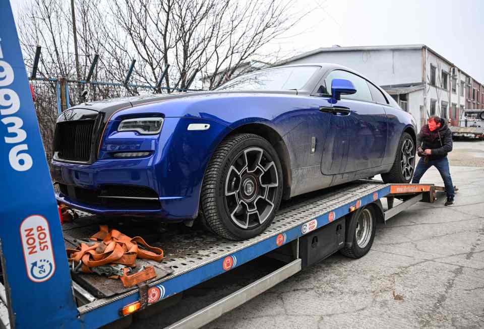 Tate's Rolls Royce was also seized by amid the trafficking probe