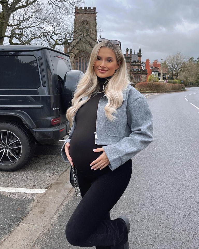 The TV star is expecting her first baby