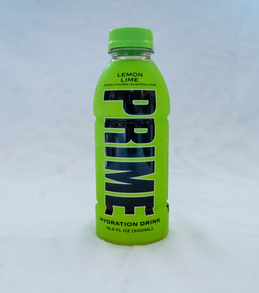 Prime's Lemon Lime flavour hydration drink scored a high 8/10 in our taste test