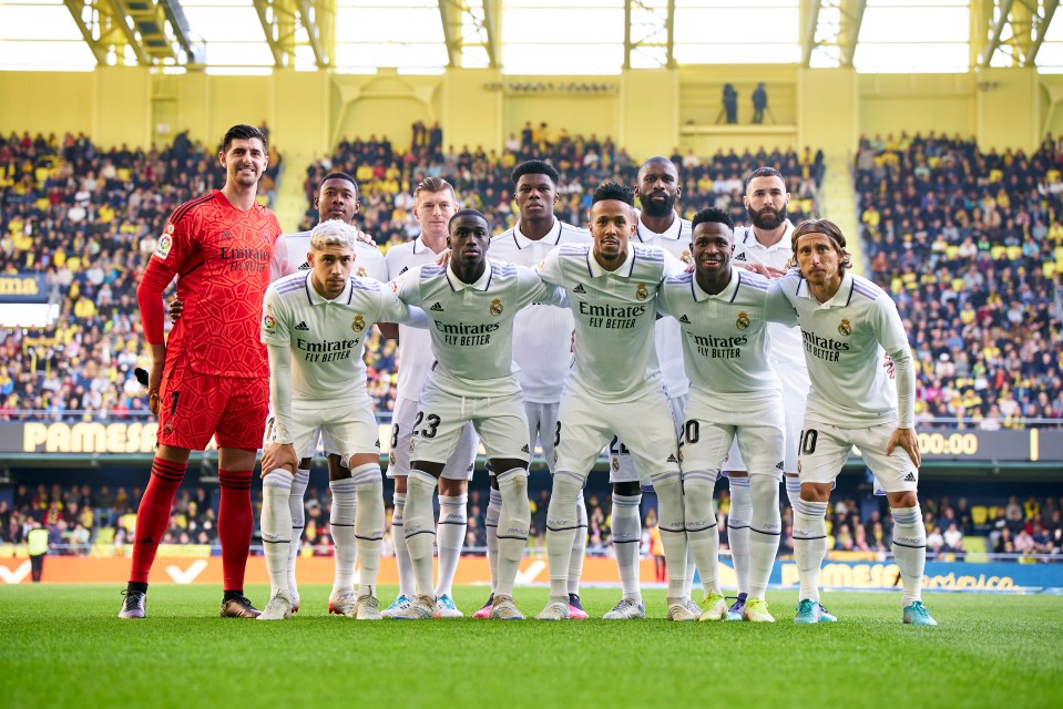 Real Madrid fielded a starting-line-up without a single Spaniard