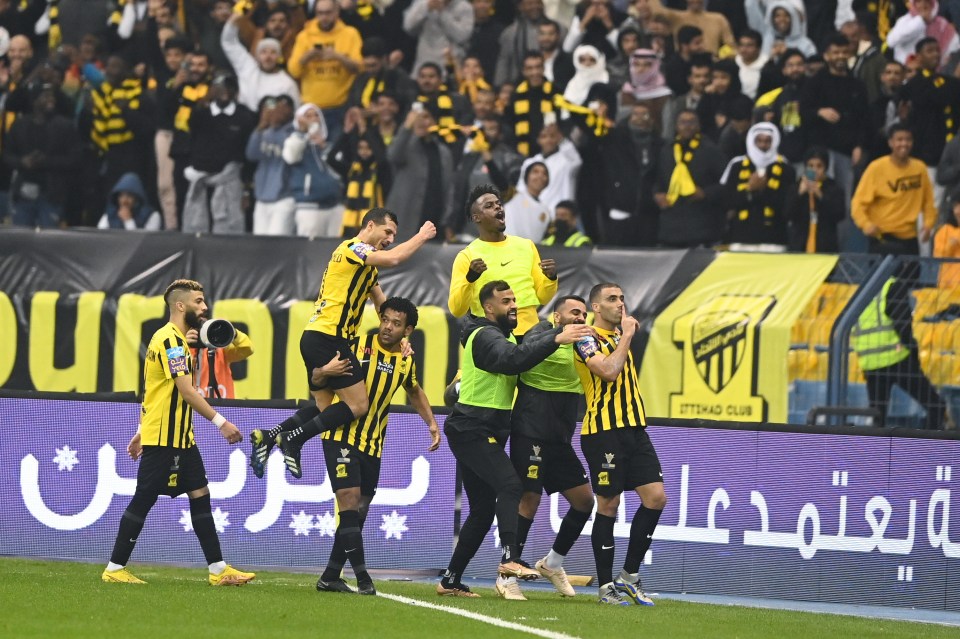 Al-Ittihad were 2-0 up at half-time in the semi-final clash