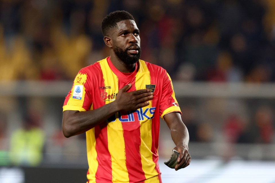 Samuel Umtiti was subjected to vile racist abuse during Lecce's win over Lazio