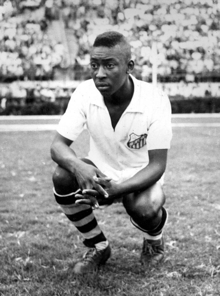 When Pele joined Santos he was surrounded by first class performers