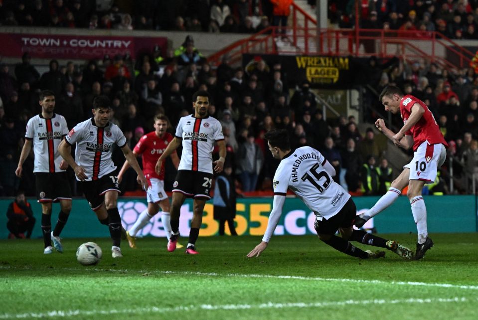 Paul Mullin's 86th minute goal was cancelled out by Sheffield United in stoppage time