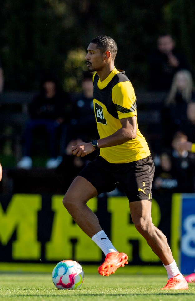 Haller has resumed training with his new club ahead of his debut