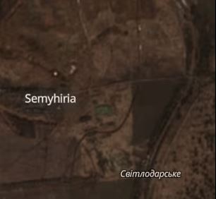 A satellite image from earlier this month shows Russia building new lines of defence