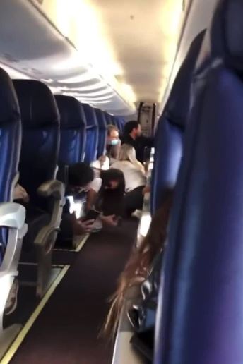 Cartel gunmen fired inside a commercial aircraft as terrified passengers hid