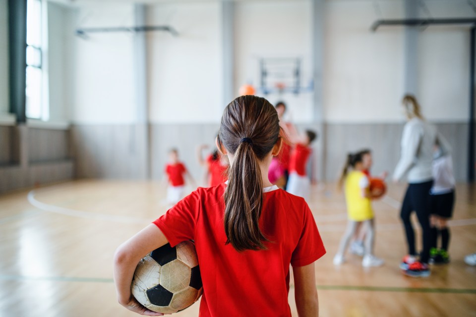 The girl was sent out of her PE class for burping during the lesson