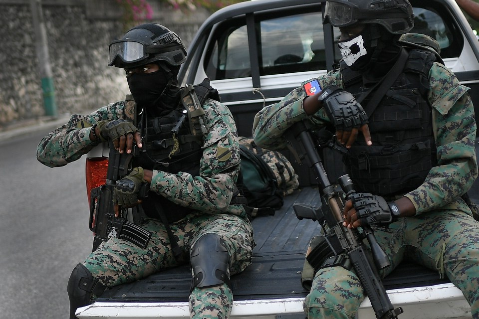 Soldiers on patrol in the city who are under-armed and understaffed against the fierce gangs