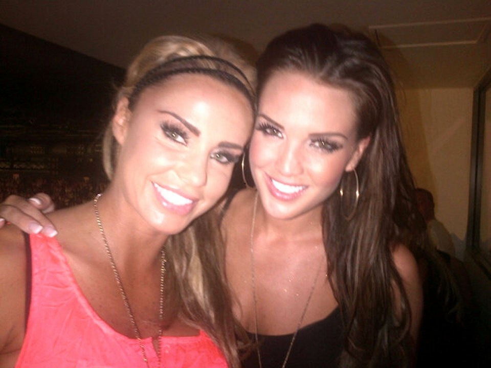 Katie Price with her ex-pal Danielle Lloyd