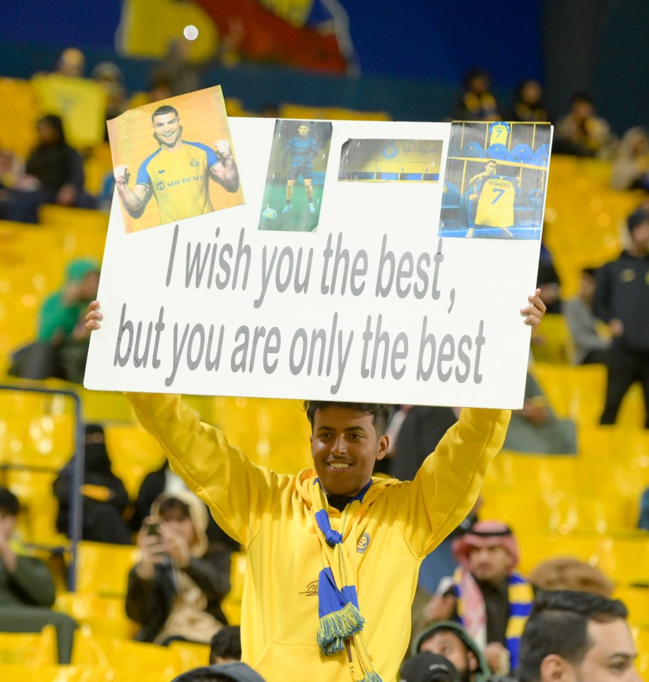 The Saudi fans were thrilled to see their new hero