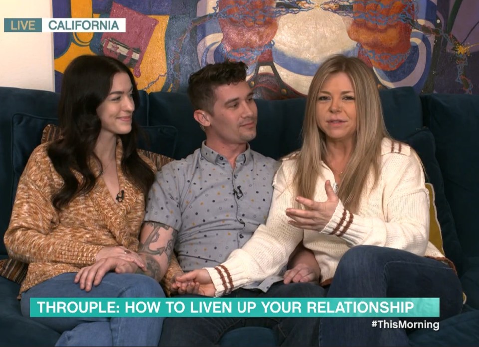 Alana, Kevin and Megan talk on This Morning about being a throuple