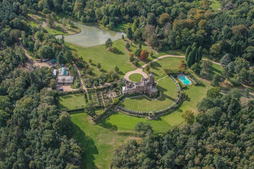 The property now has a luxurious outdoor swimming pool