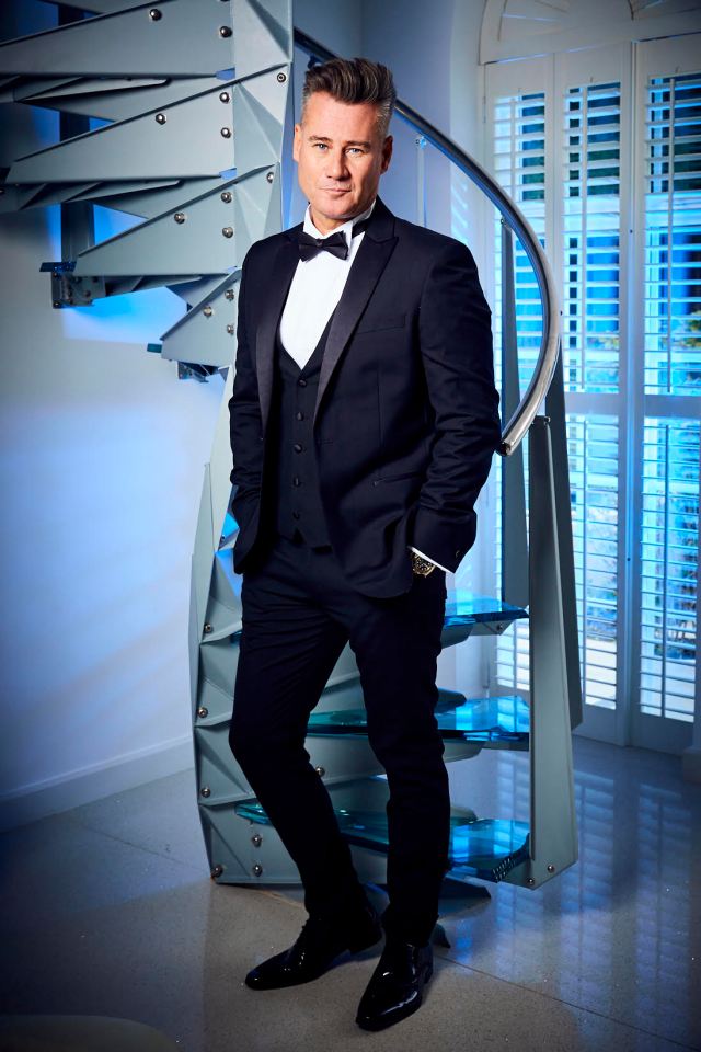 Tim Vincent rocked a tuxedo in a recent photoshoot