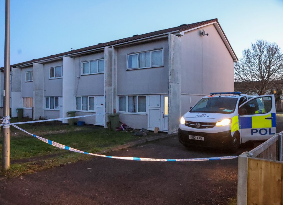 The home remains cordoned off this morning