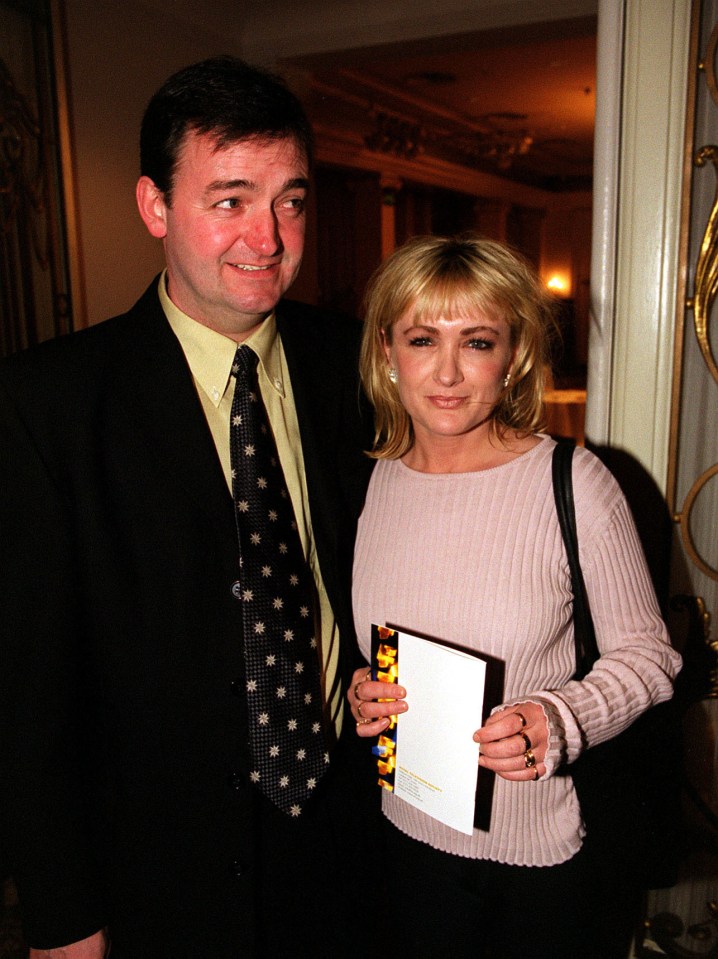 Craig Cash with Royle Family wife Caroline Aherne