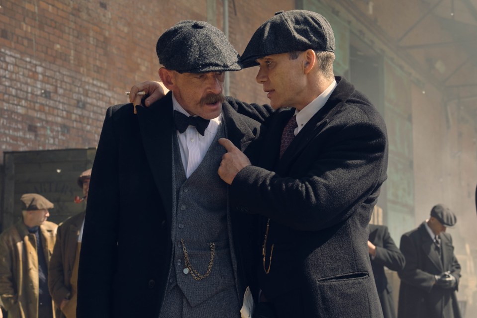 Arthur Shelby, played by Paul Anderson, with Cillian Murphy as brother Tommy