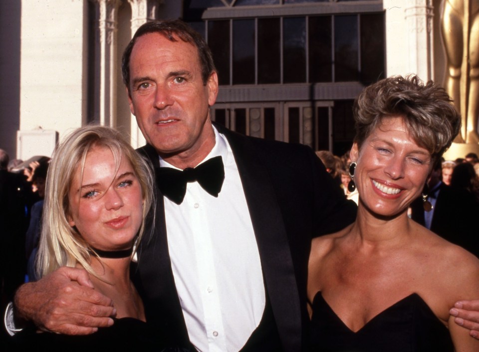 Camilla (pictured with her parents) battled addiction throughout her teens and in her early twenties