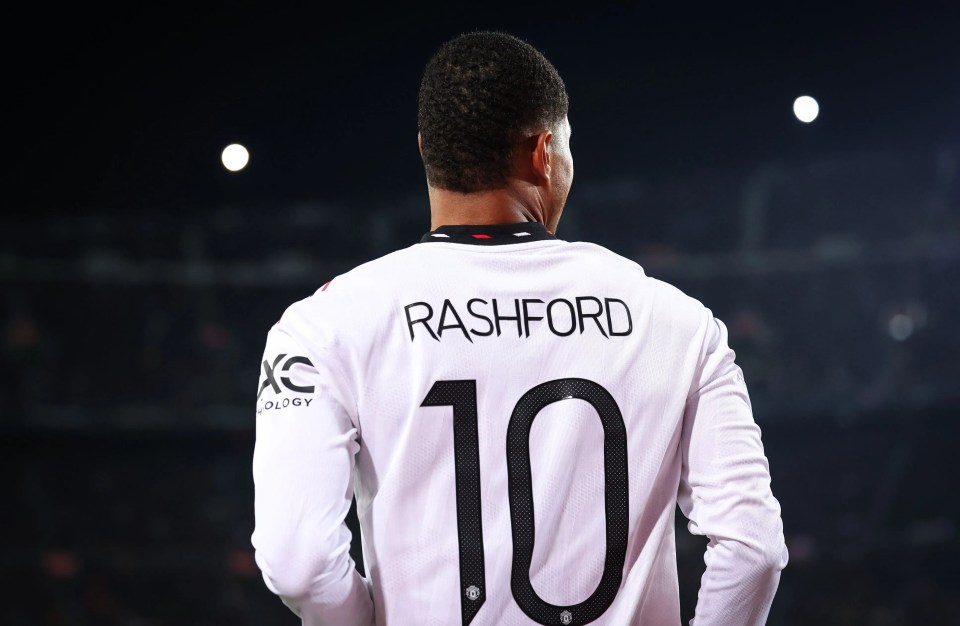 Marcus Rashford may be set for Manchester United's most iconic shirt number