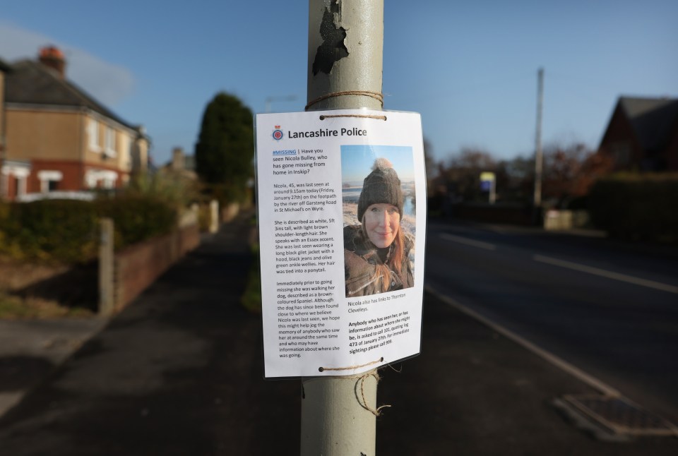 Posters have been placed around the Lancashire area