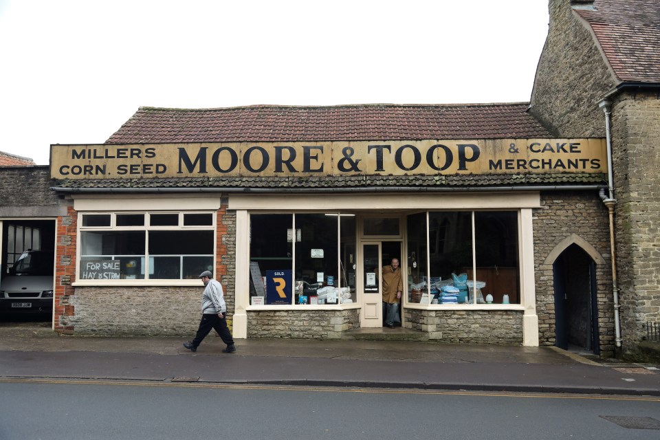 Moore and Toop was never repainted after opening in 1923 and still displays original ad boards from the time