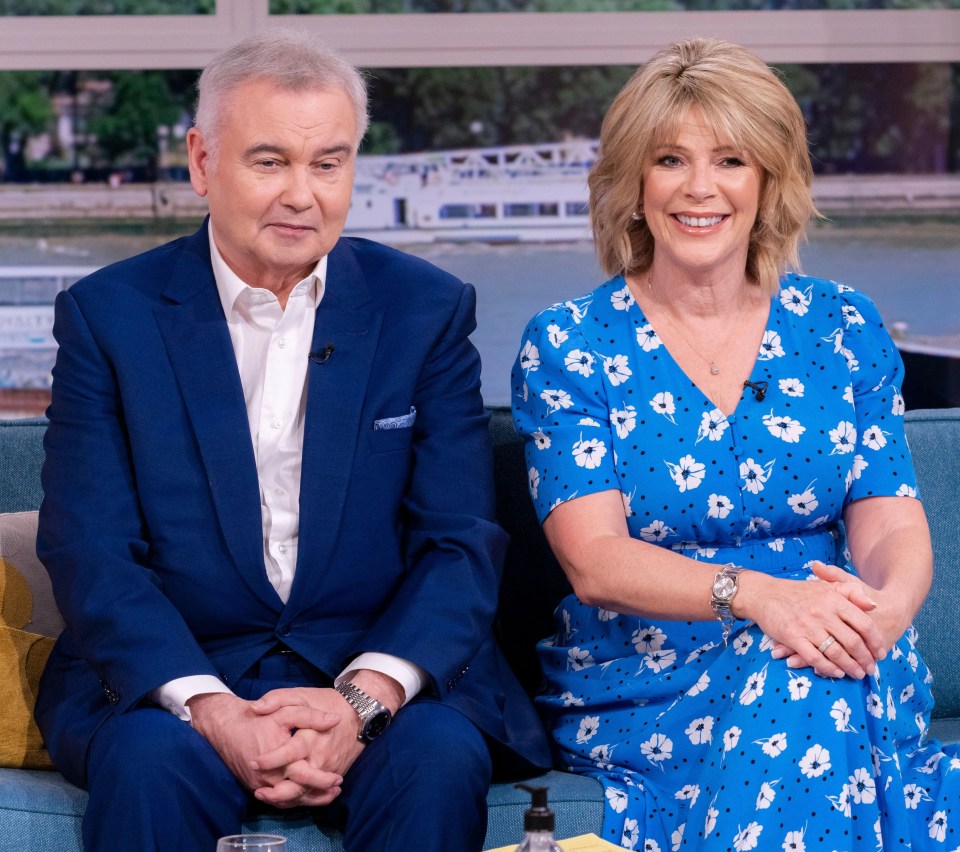 Eamonn with Ruth Langsford before their departure from This Morning