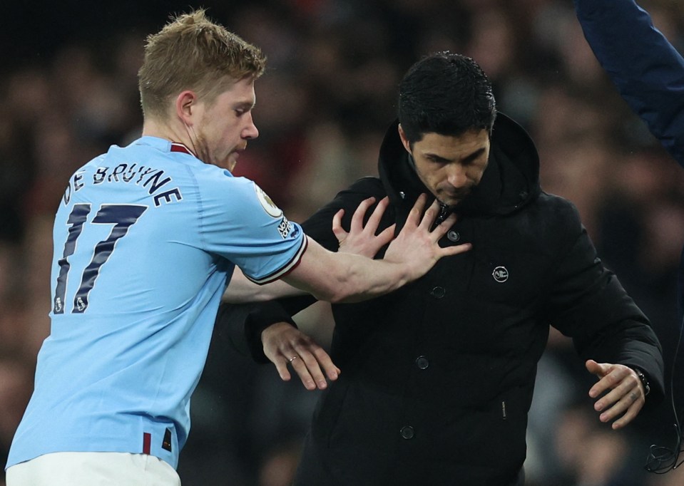 Kevin De Bruyne pushed his former coach