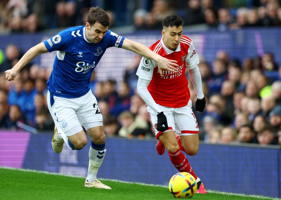 Gabriel Martinelli was subbed off before the hour mark for Leandro Trossard