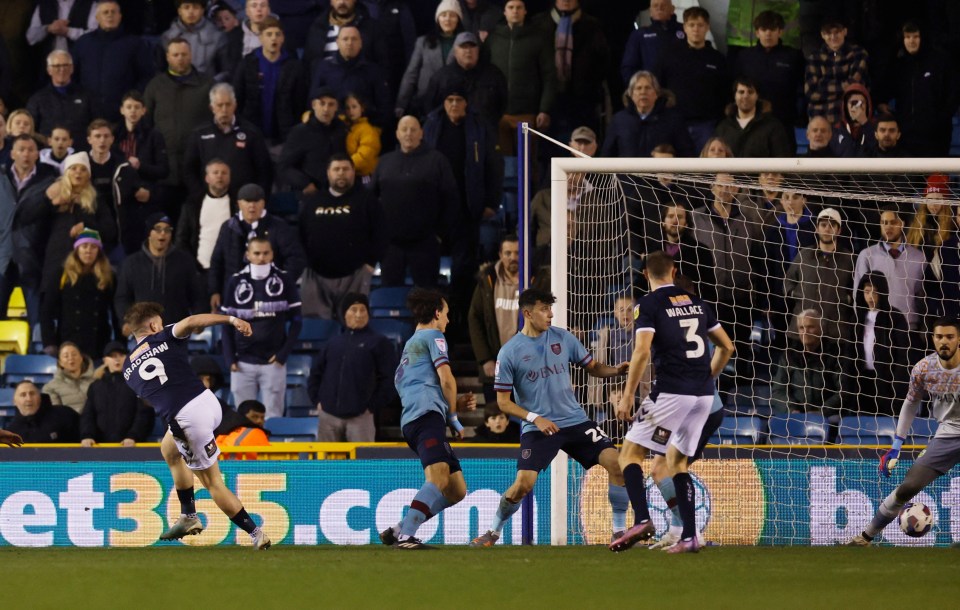 Tom Bradshaw equalised for Millwall