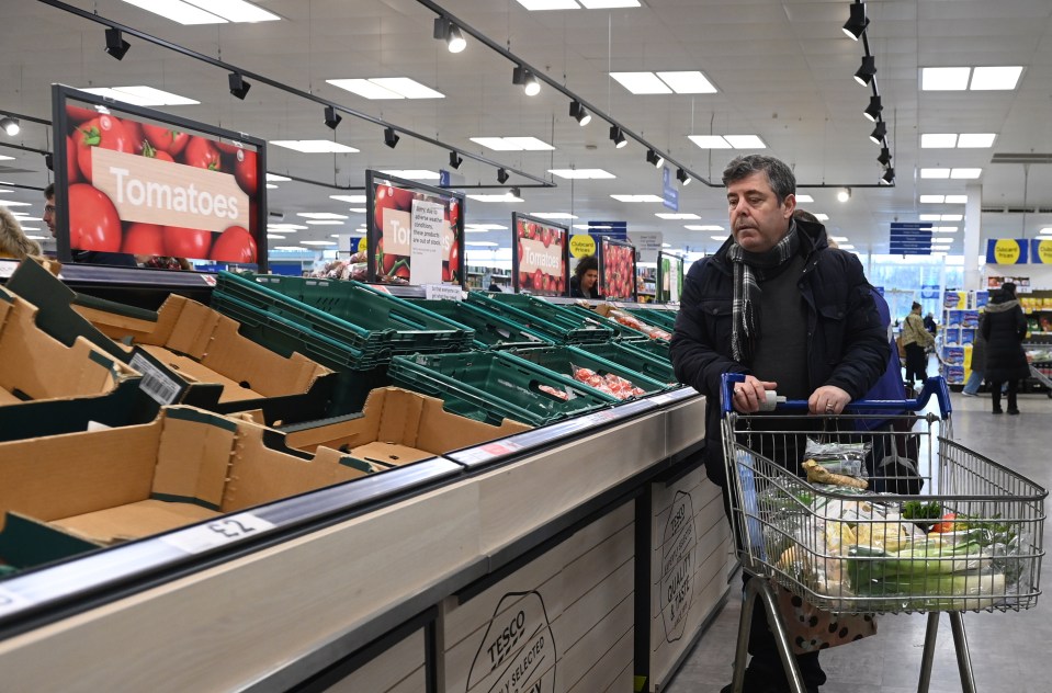 Supermarket chains have started rationing fruit and veg amid shortages