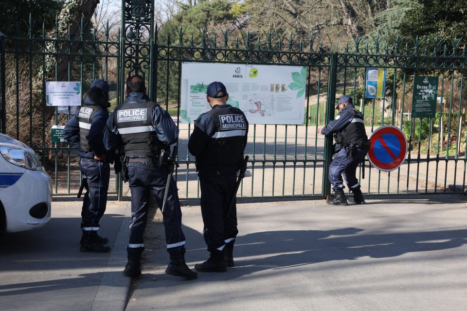 The grim find was made in Buttes-Chaumont park in northeastern Paris